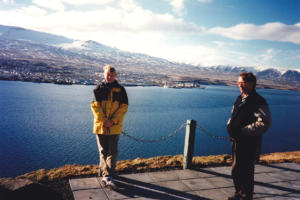 Udsigt over Akureyri